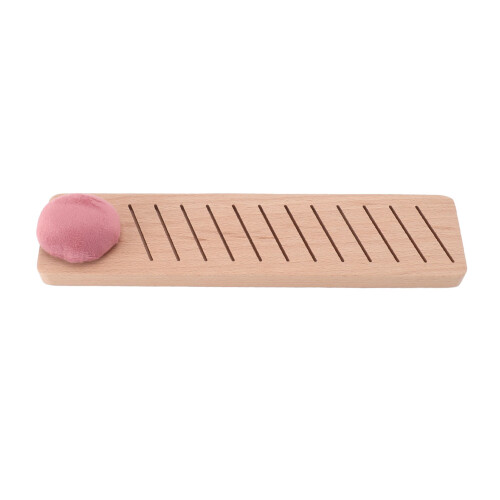 Natural Beech Floss Bobbin Rack 1Set 6x25.5cm