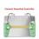 Tablet Game Controller with Four Buttons Six Fingers Game Button Handle Grip Suitable for Tablet 4