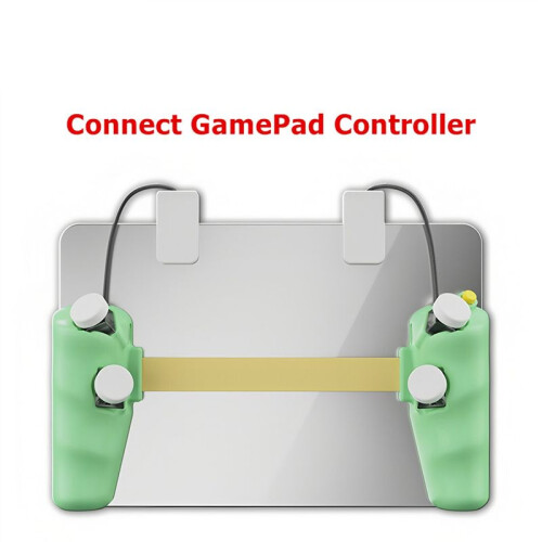 Tablet Game Controller with Four Buttons Six Fingers Game Button Handle Grip Suitable for Tablet 2