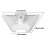 For Starlink  Plastic Tripod Mount Adapter - Fixed 1/4inch Device Holder Compatible Dish Mounts White 8