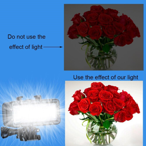 Diving Light High Power Dimmable Waterproof Video Light Light Diving Underwater Light for  Max Hero Series 1
