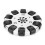 Βιομηχανικά ρομπότ μερών Omni Wheel360Degree περιστροφής εύκαμπτο Omni κατευθυντικό κράμα 3