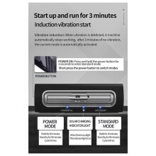 Car Air Purifier Solar Air Cleaner with Ozone and Negative Ion Odor Elimination with Number Plate Car Accessories