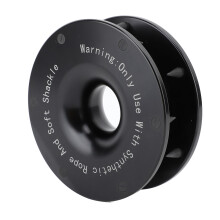 Aluminium Winch Snatch Towing Ring 33,000lbs Break Strength for ATV/UTV/Truck, Black