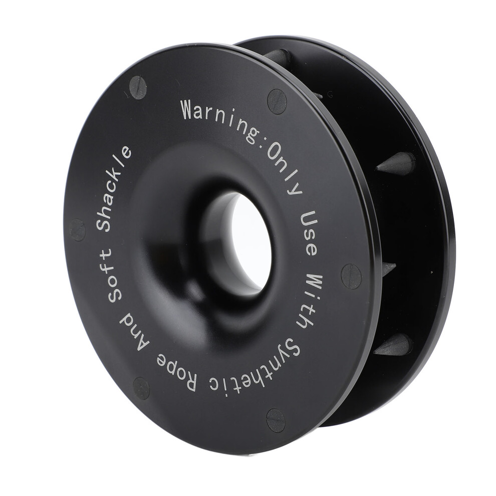Aluminium Winch Snatch Towing Ring 33,000Lbs Break Strength For Atv/Utv/Truck, Black 8791388454753