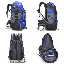 50L Water-Resist Hiking Backpack, 56x36x23cm, Multiple Colors