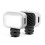 Multi-Mount Compatibility LED Video Light Rechargeable Battery Adjustable Brightness Color Temperature Adjustable Wide Beam Angle Compact and 5
