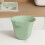Flower-Shaped Kitchen Trash Bin Green 7.87x6.5x6.5 in 1