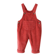 Corduroy Bib Overalls for Baby Boys and Girls 0-6 Months