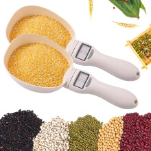 Cucchiai dosatori elettronici con schermo LCD, 800 g/0,1 g, misurino elettronico di alta precisione per alimenti, caffè, spezie e per porzionare