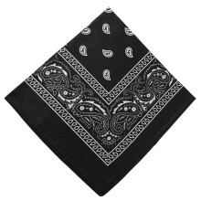 Set van 5 bandana's/sjaals voor heren, katoenen sportgezichtsbedekking, meerkleurige set, cowboy bandana hoofdsjaal, dubbelzijdig.