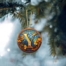 Gepersonaliseerde initialen als kerstversiering – Decoratie met eigen naam voor kerst, bruiloft, feest en thuis – Geschikt voor doe-het-zelf