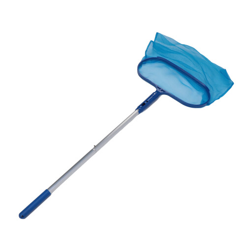 Flat Screen Head Pool Skimmer Net with Fine Mesh for Surface Cleaning, Long Square Deep Net Head for Bottom Debris Collection, Multi-purpose Pool 2