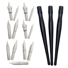 3 Sets Masking Fluid Pen for Watercolor Painting Ruling Drawing Black