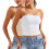 τεμάχια γυναικεία σουτιέν με λάστιχο shapewear, χωρίς τιράντες και ενσωματωμένη θήκη, 1