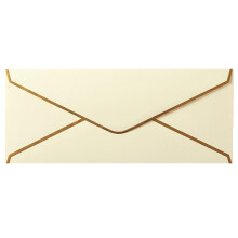 Business Envelopes with Gold Border #10 150gsm