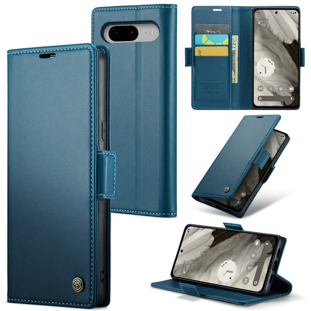 Caseme Leather Wallet Case For Google Pixel 8 Â Rfid Blocking, Magnetic Clasp, Kickstand, Compatible With Google Pixel 8 9482726170587