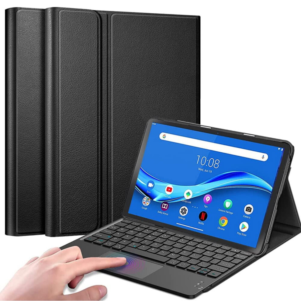 Touchpad Keyboard Case Compatible With Lenovo Tab M10 Plus 10.3" (Tb-X606f/Tb-X606x), Magnetic Detachable Bluetooth 9482726174240