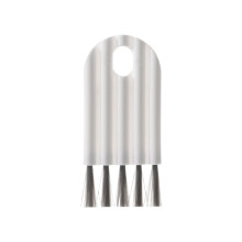 Brosse de nettoyage multifonctionnelle pour interstices, brosses blanches pour le nettoyage des couvercles de tasses, des interstices de claviers et