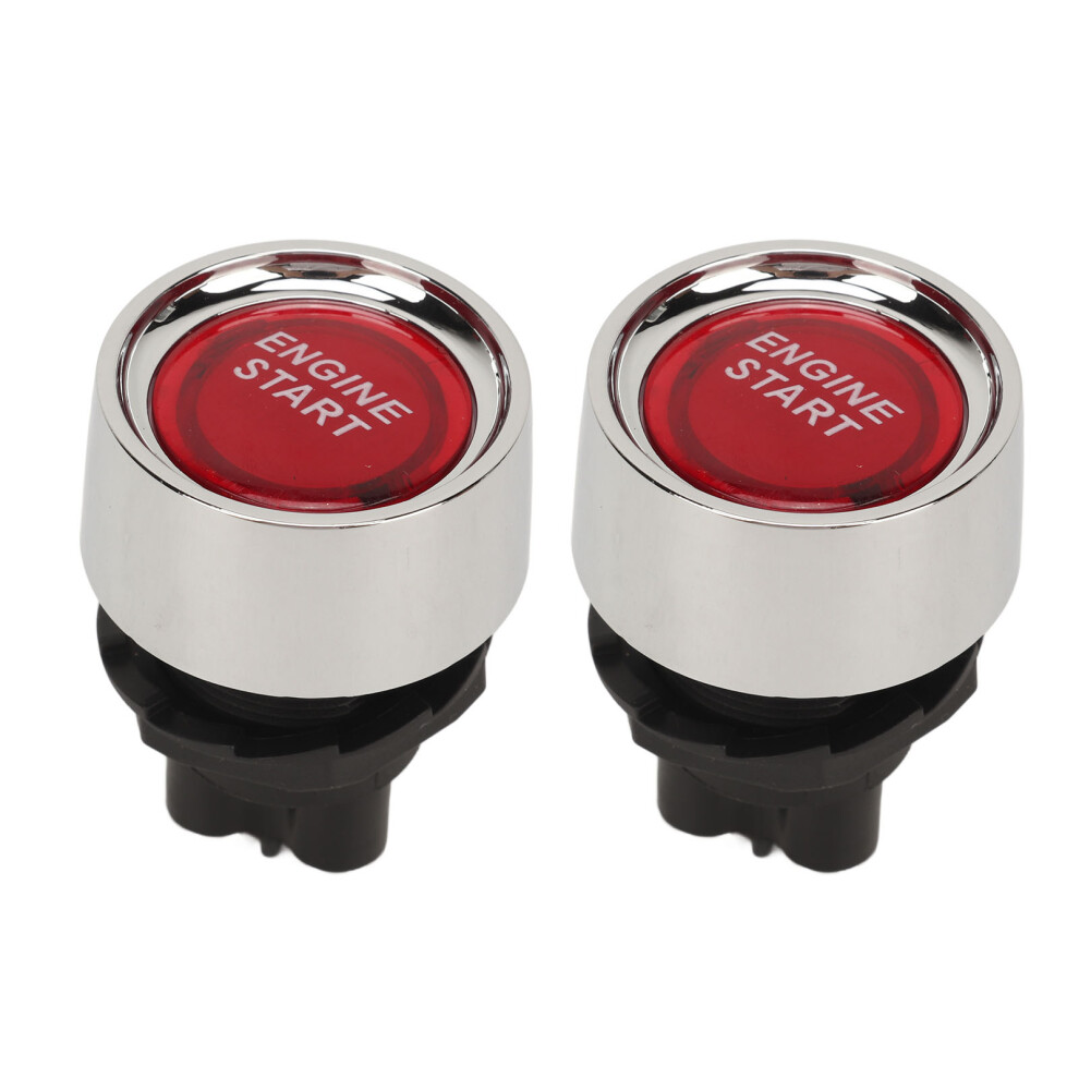 Dc12v 50A Push Button Engine Start Ignition Switch For Cars Rvs Boats Red 8361391382642
