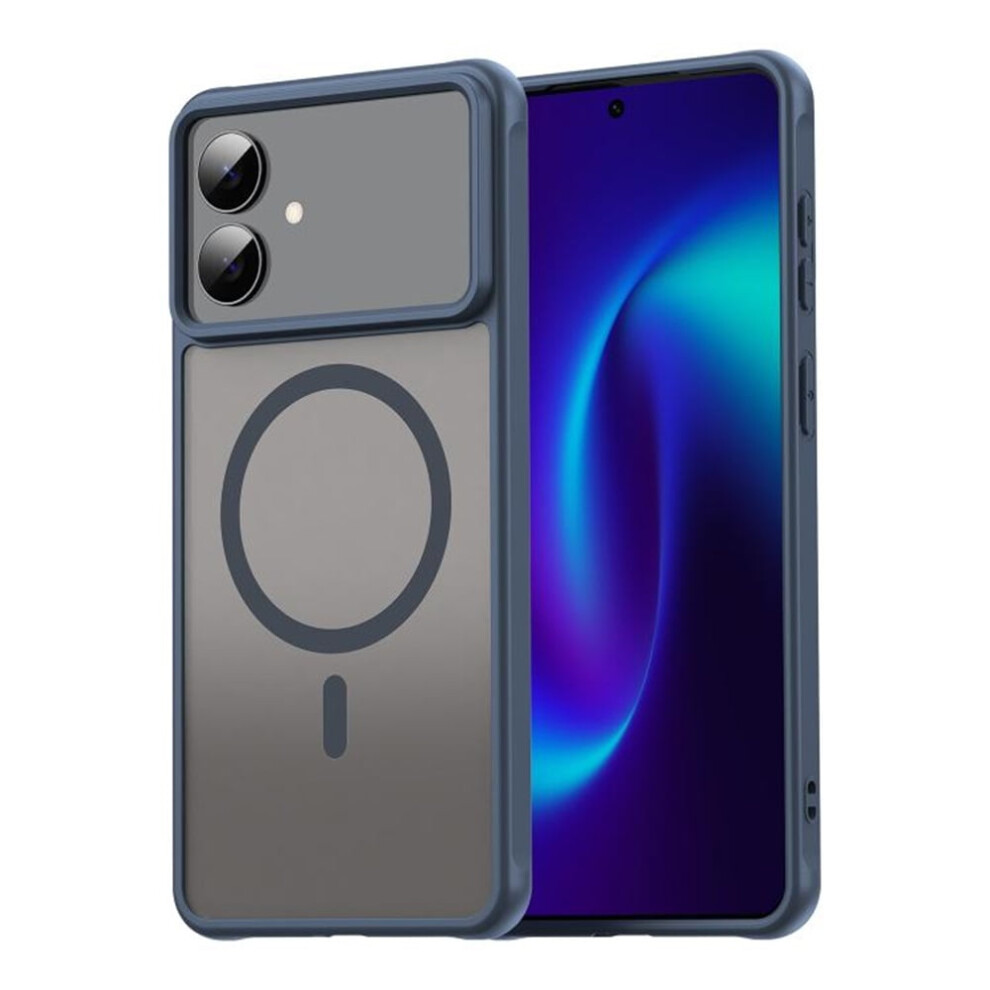 Magnetic Translucent Matte Case For Samsung Galaxy S26 Edge 5G Â Magsafe Compatible, Military-Grade Drop Protection, Blue 9193271129769