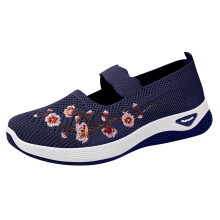 Zapatos ortopédicos Willtoo2025 para mujer, zapatillas sin cordones transpirables de ancho especial, zapatos de enfermera antideslizantes con