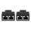 Προσαρμογέας διαχωριστή RJ45 2 θυρών, βύσμα επέκτασης δικτύου Ethernet, παρτίδα 2 1