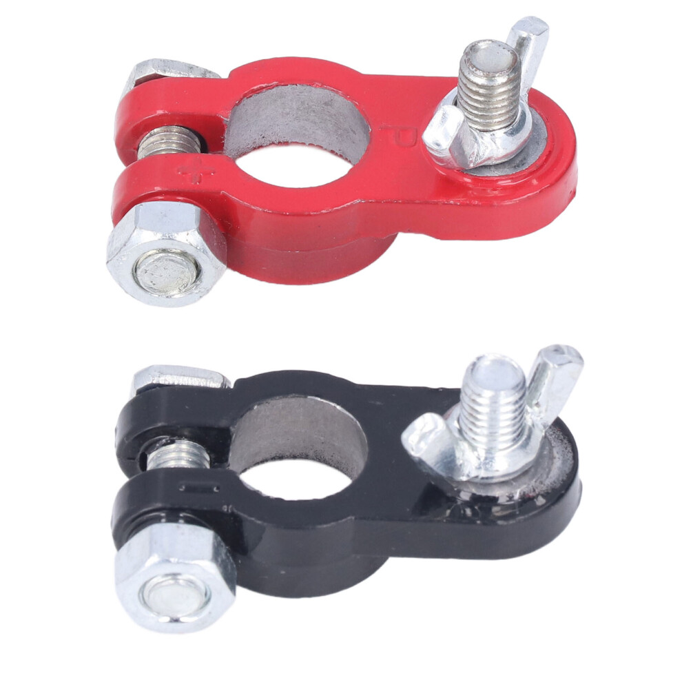Automotive Battery Terminal Clamps 2Pcs Red/Black 7790334810453