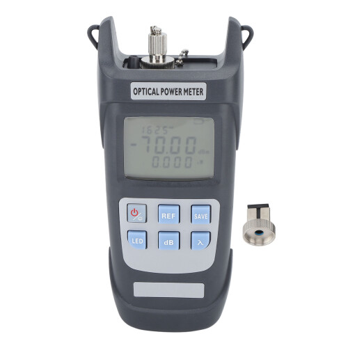 Compact Fiber Cable Tester With Versatile Interface Design For Telecommunications, Fiber Optic Power Meter With Practical Design