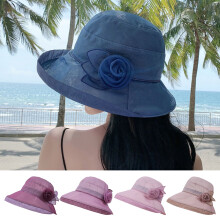 Sun Hat Sun Lace Edge Floral Decor Anti UV Sunshade Breathable Women Sun Hat Headgear