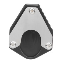 Seitenständer-Verlängerungsplatte für Kawasaki KLX125-230, Schwarz, 70x83mm