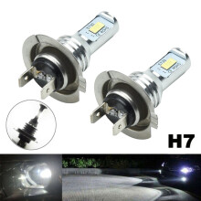 H7LED-strålkastarlampor för helljus/halvljus 80W 8000LM 6000K superstarkt vattentätt vitt ljus