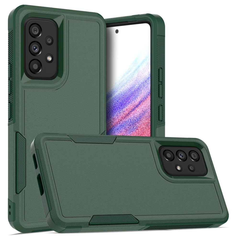 Defender Case For Compatible With Samsung Galaxy A53 6.5" Â Heavy Duty, Rugged, Dustproof, Shockproof, Non-Slip Protective Cover In Green 9193271132813