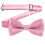 Bow Ties Solid Color Adjustable Bow Tie Collection for Kids and Boys Pink Free Size 1