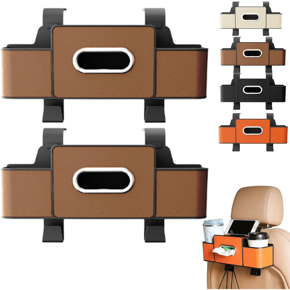 Universal Car Organizer And Storage Box | Multi-Purpose Car Seat Gap Filler With Storage Compartments, Cup Holders And Hooks For Phone & Keys 9193271130772