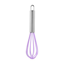 Batidor manual de silicona, batidor manual de huevos, utensilios de cocina para repostería, batidor para hornear y cocinar.