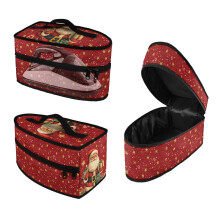 Portable Iron Organizer Carrier Bag Compatible with Full-Size Irons & Accessories – Santa & Starry Sky Design