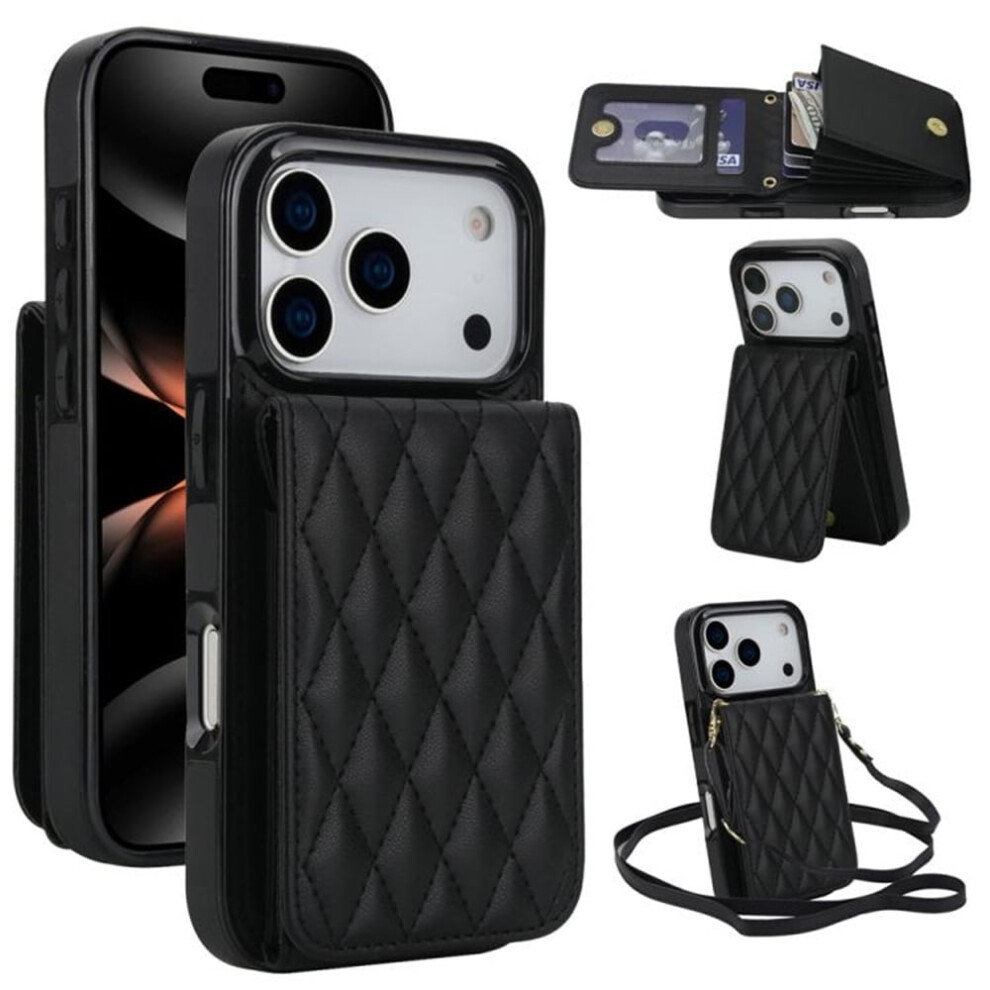 Pu Leather Rfid-Blocking Wallet Case For Iphone 17 Pro Max 975221340948