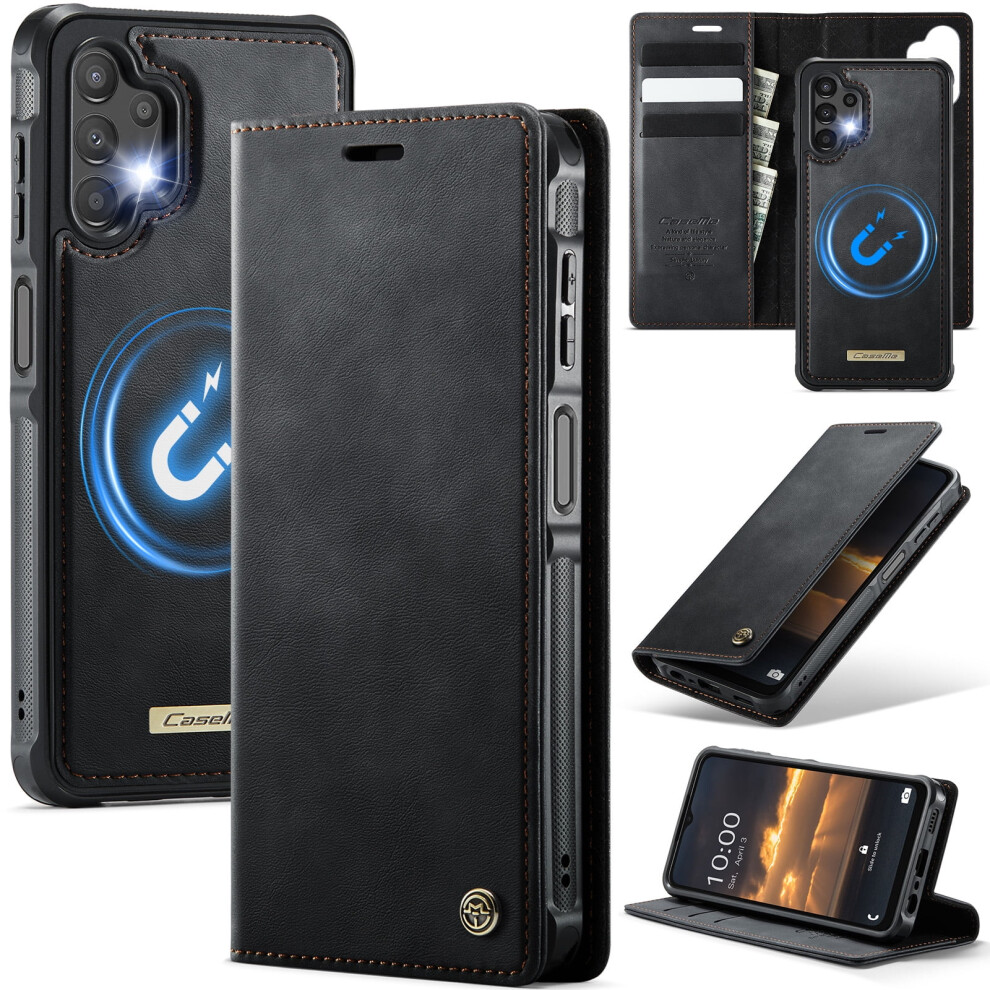 Caseme Wallet Case For Samsung Galaxy A13/A04s (6.6") Â 2-In-1 Pu Leather Flip Cover With Rfid Blocking, Card Holder, Stand & Magnetic Detachable 9327961777330