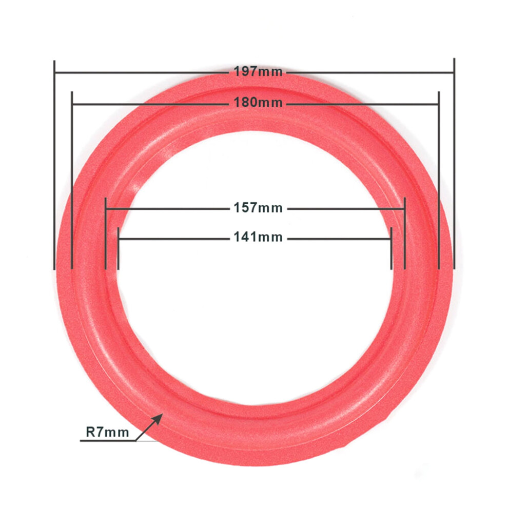 Good Elasticity Foam Surround Foam Surrounds Coils Foam Padding Replacement For Indoor Use Speakers Foam Border 9327961774865