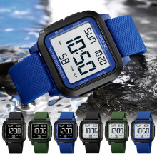 Luminous Waterproof Electronic Watch with Steel Band – Glow-in-Dark, Water-Resistant, Sturdy Metal Strap, Compatible with Teens & Adults