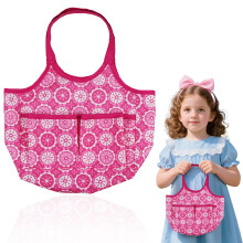 PRYESS Plush Backpacks (Min. 10) – Cuddle & Carry Doll Bag with Pockets & Changing Mat, Portable Soft Tote for Kids Role-Play