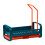 Perforation-Free Multi-Functional Kitchen Sink Draining & Storage Rack, Blue + Orange – Compatible with Standard Sinks 1
