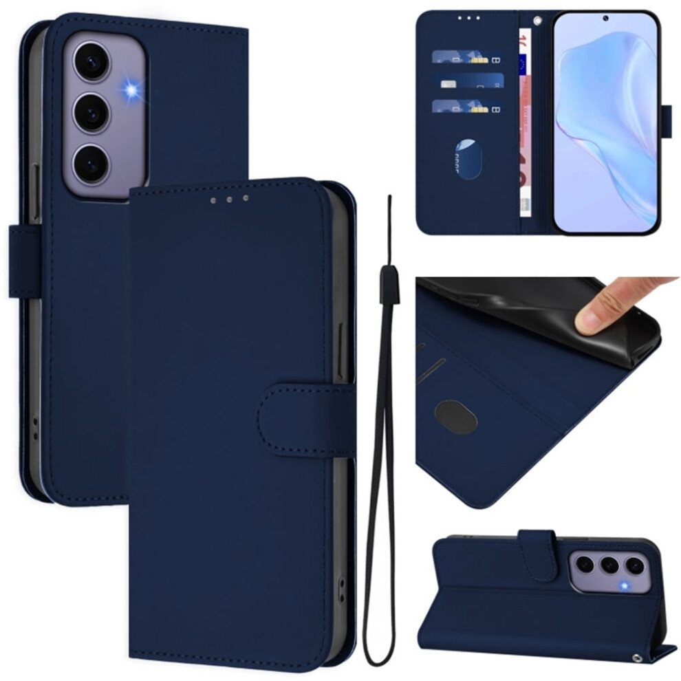Wallet Case For Samsung Galaxy S24 5G Navy Blue 975221439000
