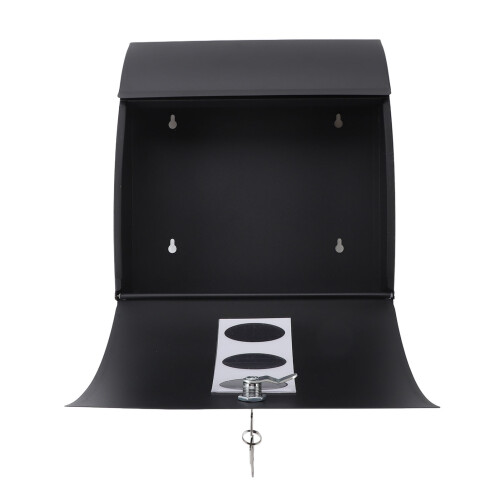 Mailboxes With Newspaper Holder Stainless Steel Mailbox Large Capacity Wall Mount Locking Mailbox With Key Lock Rust Proof Waterproof Mail Boxes 2