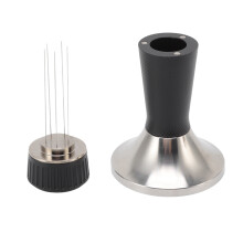 Équipement de barista professionnel, aiguilles ergonomiques en acier inoxydable à forte adsorption magnétique, pour les amateurs d'espresso et de