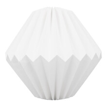 Origami fényernyő huzat, tartós és praktikus papírból készült redőzött lámpaernyő függő papír dekoratív lámpás, meleg hangulatú,