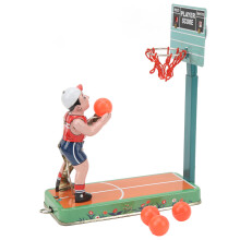 Blech-Spielzeug Basketball-Spieler Vintage
