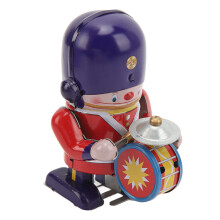 Soldatino Musicista in lamiera da passeggio, giocattolo a carica, decorativo da collezione, regalo