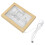 Wall Mounted LED Illuminated Photo Frame, Double Storage Ready Decorative Anime Panel with White Light Mode, Natural Warm Lighting Options for Home 5